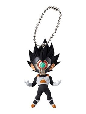 DRAGON BALL GASHAPON KEYCHAIN SUPER UDM BURST 27 - BLACK MASKED SAIYAN VEGETA